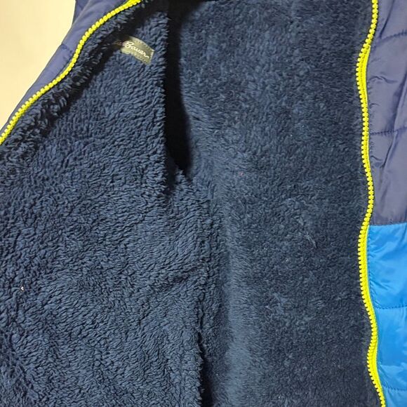 Eddie Bauer Navy and Blue Jacket with Neon Highlights - Picture 7 of 11